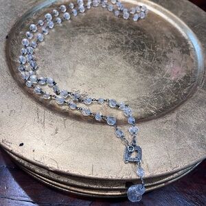 Elegant Silpada Silver Crystal Necklace